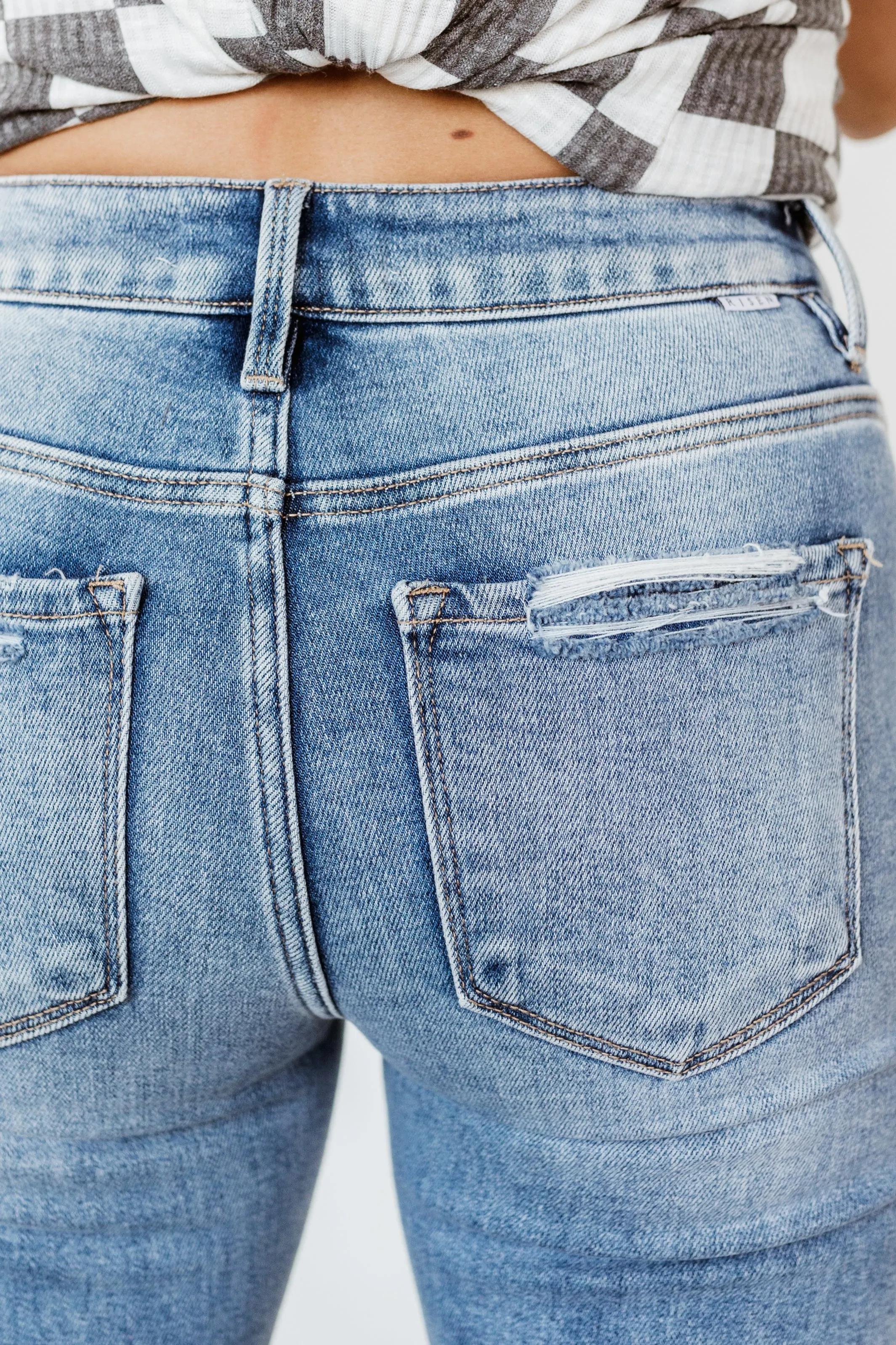 Tummy Control Mid Rise Stretchy Jeans by Risen