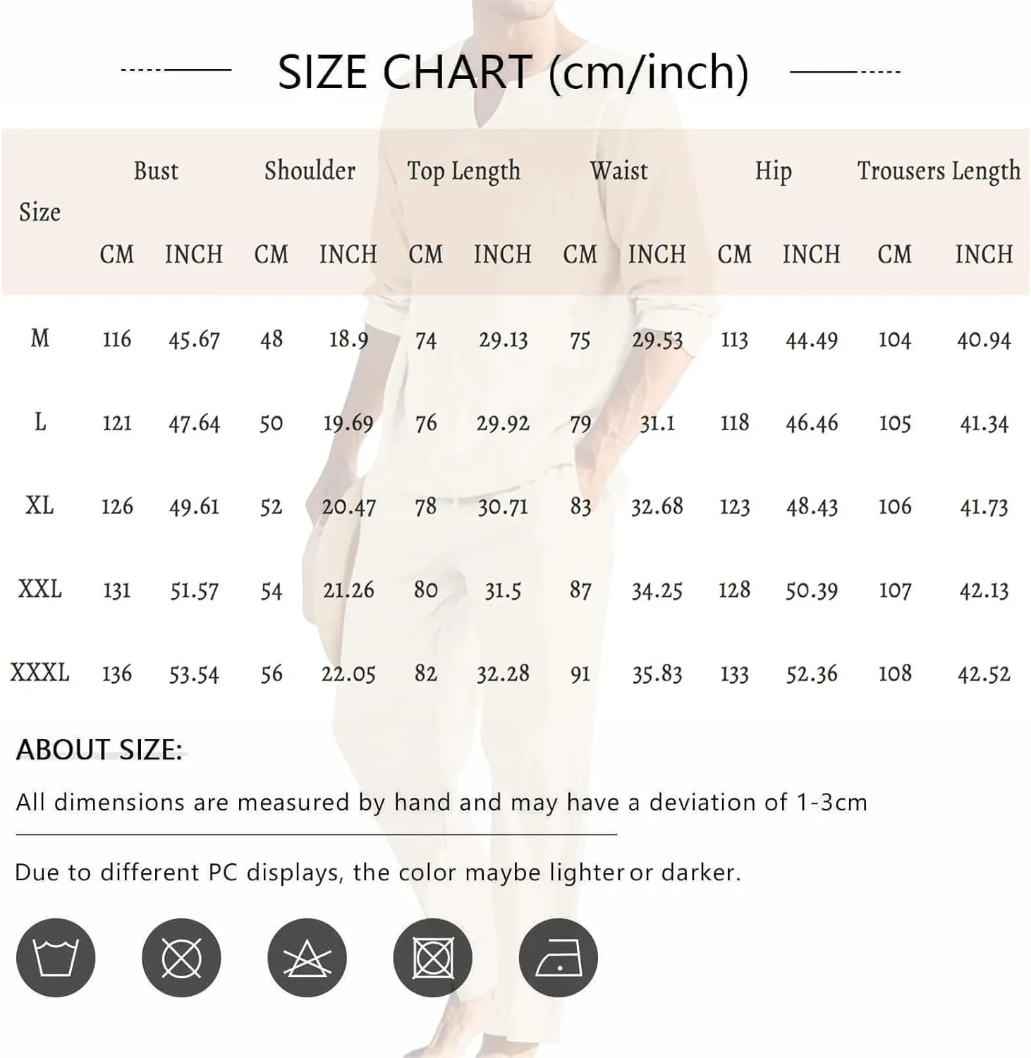 WENKOMG1 Mens Cotton Linen Track Suits Lightweight Breathable Long Sleeve Beach Shirt and Lounge Pants
