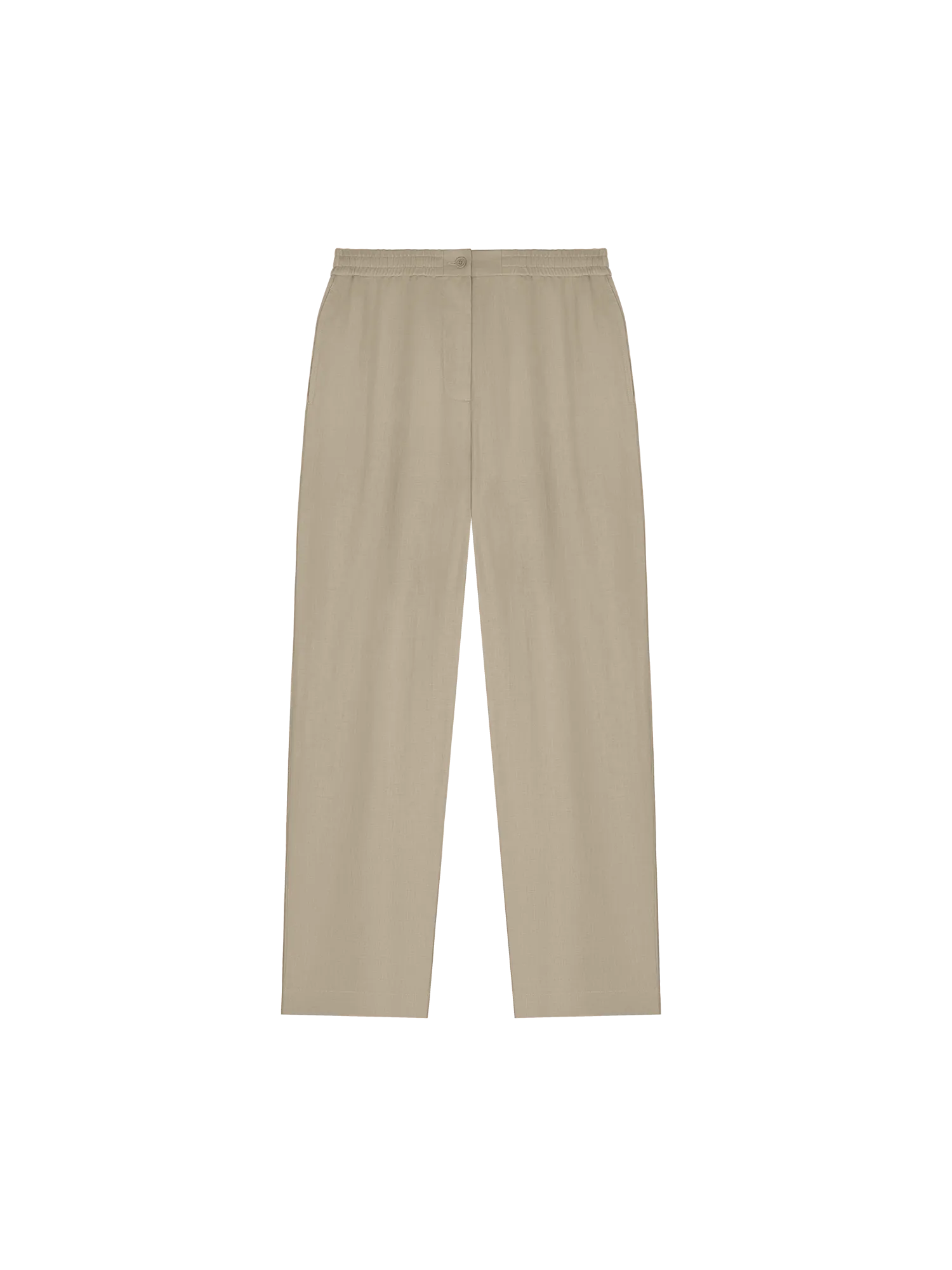 Women's DNA Linen Trousers—cliff beige