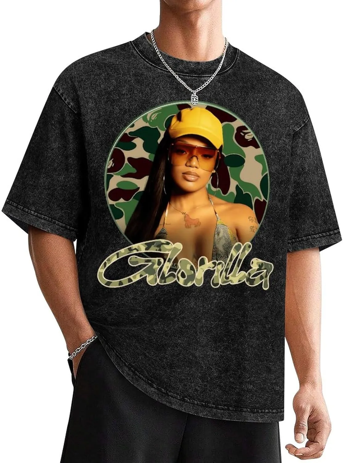 Women's Shirt,Washed Tshirt Cotton Round Neck Tshirt Classic T Shirt for Men Breathable Shirts