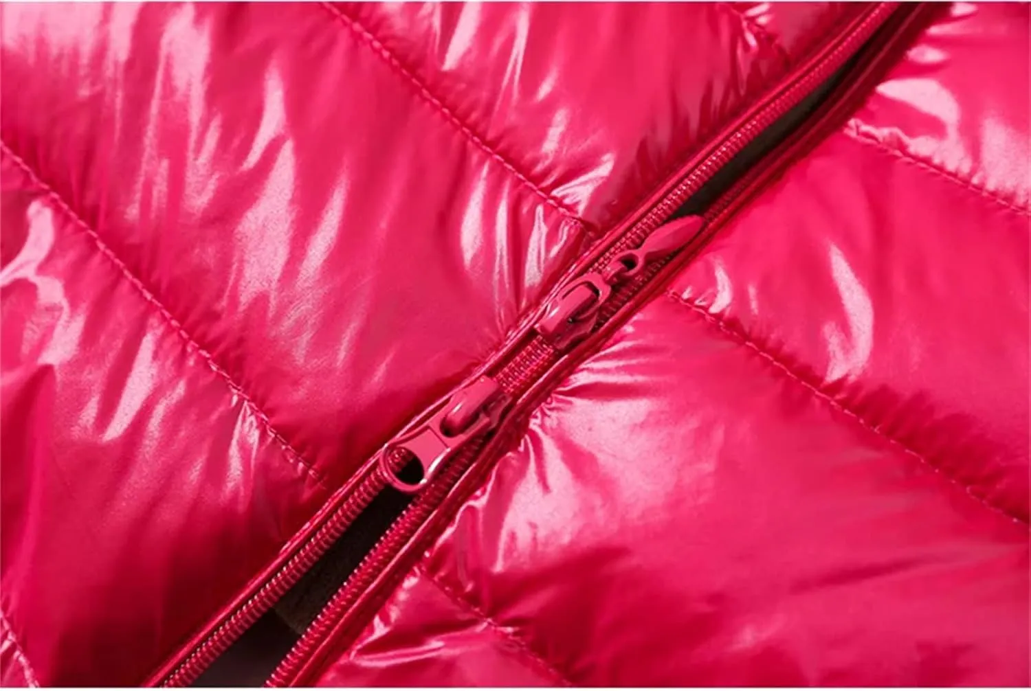 Womens Winter Puffer Coat Light Long Duck Down Jackets Slim Hooded Parkas